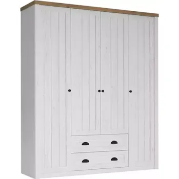 Předsíňová stěna Skříň Prowansja 171cm Borovice Andersen/Dub Lefkas Tmavý S4D