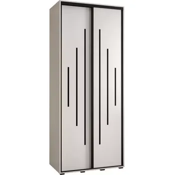 Předsíňová stěna Skříň 45 Canaris 12 120 bílá/černá