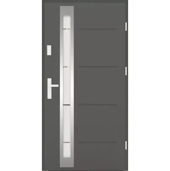 Interiérové dveře Vchodové dveře Marbella 90P antracit