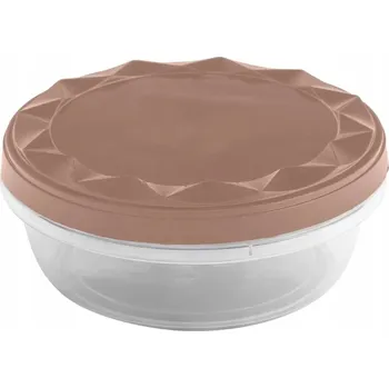 Dóza na potraviny Kulatý na potraviny koření Altom Design s víkem taupe 0,3 l