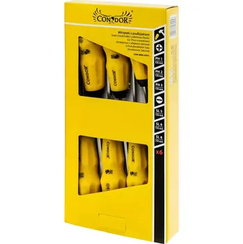 Šroubovák Sada šroubováků s úderovou hlavicí, 6ks v balení&nbsp;&nbsp;