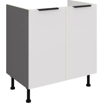 Kuchyňská skříňka Aria WH/ANT Anti Fingerprint 80zl 2f Bb