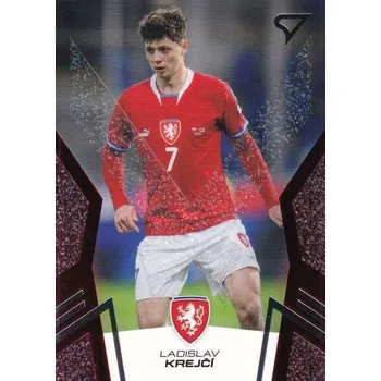 Sběratelský sportovní předmět paralel karta LADISLAV KREJČÍ 2024 Hrdí Lvi Red číslo 13