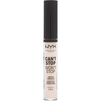 Korektor Nyx Can't Stop Won't Stop Contour Concealer - Plně krycí a dlouhotrvající tekutý korektor3,5 ml - 1.5 Fair