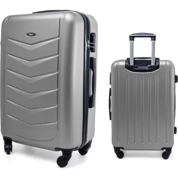 JAKS Cestovní kufry 520 Pro Barevné varianty: šedá XL + kosmetická taška zdarma