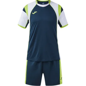 Fotbal Komplet JOMA LIGA PRO, barva tmavě modrá - bílá - zářivě zelená, velikost L