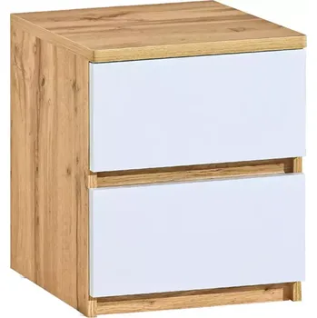 Noční stolek Noční Stolek Arca AR10 Dub Wotan/Arktická Bílá