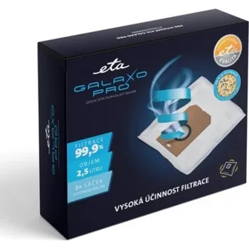 Sáček do vysavače Sáček papírový 3 ks rob. vys. ETA 6239