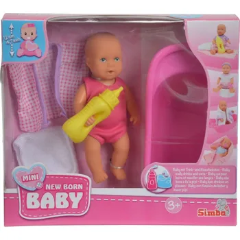 Hračka Panenka MNB pije a čůrá, Baby Set, 12 cm