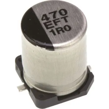 Kondenzátor Kondenzátor 470μF ±20procent 80mΩ 25V dc SMD Elektrolytický řada FT SMD Panasonic
