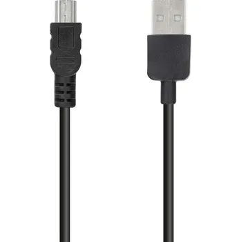 Náhradní díl pro mobilní telefon Kabel USB - Mini USB 2 metry black (navi / kamera)