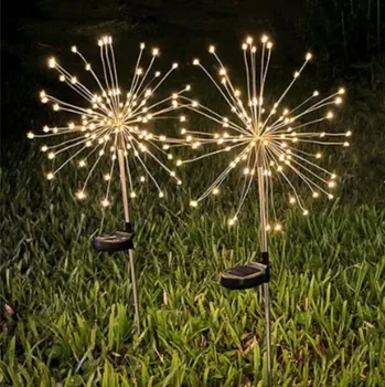 IP kamera Solární lampa wbijana Tessa , stříbrná, 95 cm, 2 ks