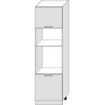 Kuchyňská Skříňka Bono D60pk Mv 2133 Pl bílá alaska/bílá