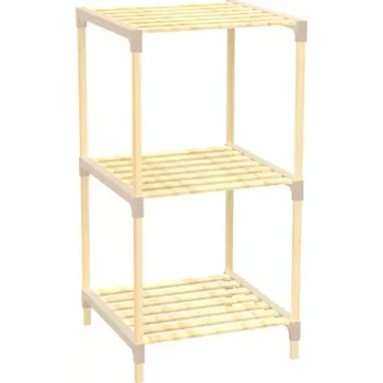 Kancelářská sestava Regál FIX2013-3 přírodní/béžová