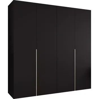 Předsíňová stěna Skříň Alicante I 200 černá/stříbrná