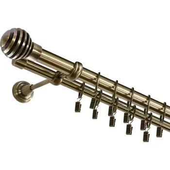 Garnýž Garnýž dvouřadá 200 cm Luka Fi 25 antické zlato