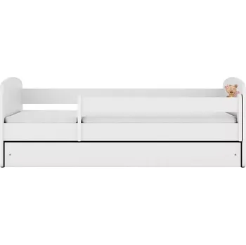 Ložnicová sestava Dětská postel Babydreams bílá 70x140 Medvídek s kytičkami