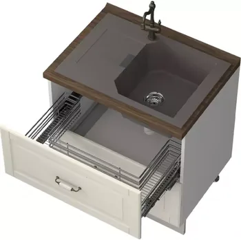 Kuchyňská skříňka Kuchyňská skříňka Evergreen R-80-2MZ/4 ivorymat