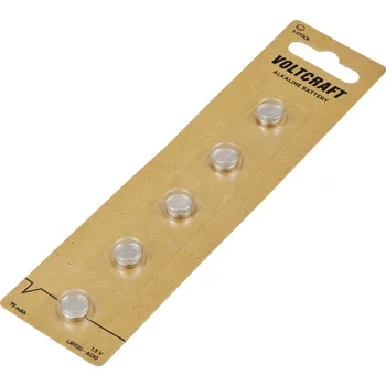 Článková baterie VOLTCRAFT LR 1130 knoflíkový článek 1.5 V 75 mAh alkalicko-manganová AG10 5 ks