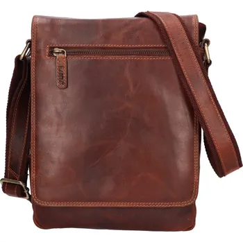 Pánská kožená taška Lagen LG655 brown
