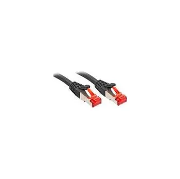 Datový kabel LINDY 47780 RJ45 síťové kabely, propojovací kabely CAT 6 S/FTP 3.00 m černá 1 ks