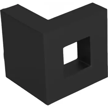 Nábytková úchytka plastová KWJ L-25 černá matná