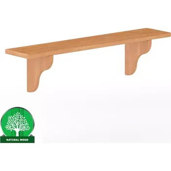 Obývací stěna Polička borovice PK120-100x25x20 olše