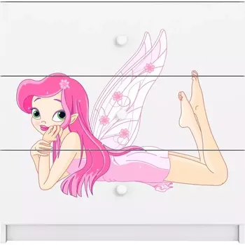 Dětský pokoj Dětská komoda Babydreams bílá - Víla 2