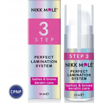 Krok 3 pro laminaci obočí a řas Nikk Mole, 10 ml