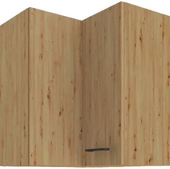 Kuchyňská skříňka Kuchyňská Skříňka MODENA ČERNÁ/DUB ARTISAN 60X60 GN-72 2F (90°)