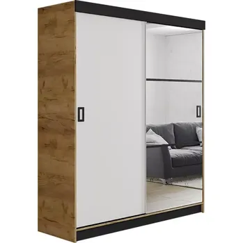 Kancelářská sestava Skříň Retro 138 5l Craft / Přední Bílý