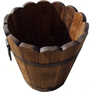 Květináč Dřevěný květináč 24x23 cm XL015C