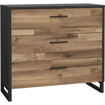 Ložnicová sestava Komoda Jakobina 120cm Dub/Černá