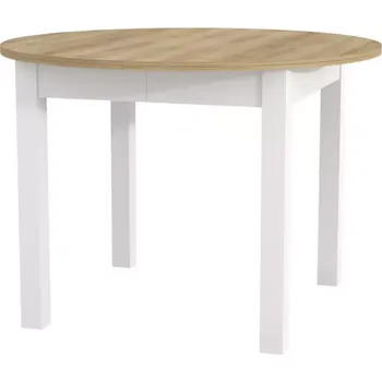 Jídelní set Skládací stůl Indus 02 dub riviera/bílá