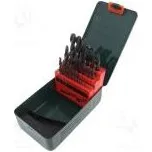 Sada vrtáků do kovu válcovaná rychlořezná ocel HSS-R 25ks