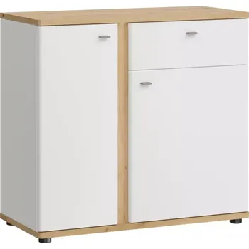 Předsíňová stěna Komoda Avila 2D1S AILK02 bílá/dub artisan