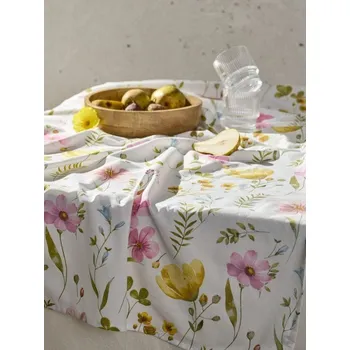 ubrus Sinsay - Ubrus s květinovým vzorem - bílá - 065IO-00X - 065IO-00X-ONE