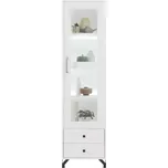 Vitrína Bergen Be3 bílá Lux/bílá lesk