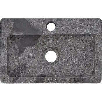 Umyvadlo Mramorové umyvadlo šedé 38x24x6,5 cm
