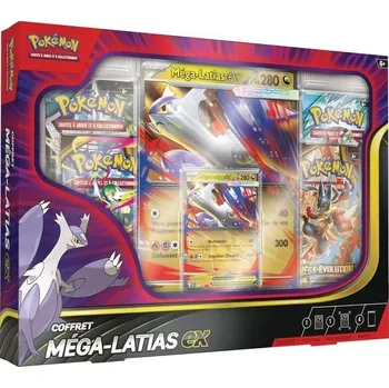 Puzzle Pokémon: Sada Mega Latias-ex (1 lesklá promo karta, 1 velká lentikulární karta a 4 boostery) z TCG