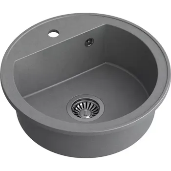 Granitový dřez Dřez Cuba 210 Steingran šedá 51x18 + sifon