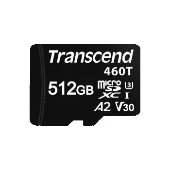 Paměťová karta Karta Micro SD MicroSDXC 512 GB Ano 3D Transcend, řada: USD460T -25 → plus 85 °C, -40 → plus 85 °C