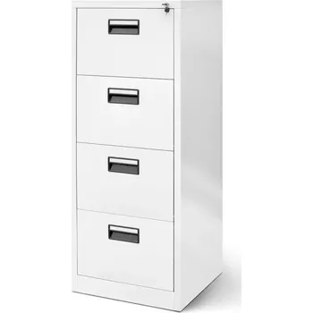 Kancelářská sestava Skříň Sara V004 kov bílá