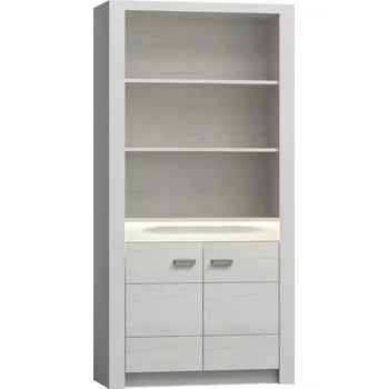 Obývací stěna Regal Indianapolis 96 cm Kraft Bily