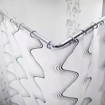 Tyč na sprchový závěs Tyč rohova 90X90 chromované