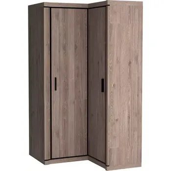 Předsíňová stěna Skříň Rohová Dallas 114cm Dub Lanýž