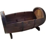 Dřevěný květináč 60 x 35 x 34 XL014A