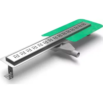 Odvodňovací žlab Liniové odvodnění sprchový žlab Vent 1100 szlif