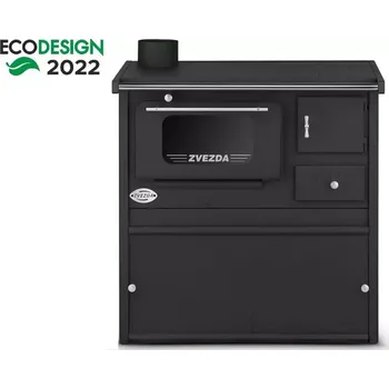 Sporák na tuhá paliva Kuchyňská kamna Zvezda Classic SP 6kW levá Eco