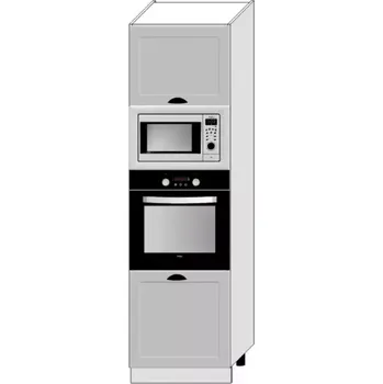 Kuchyňská skříňka Kuchyňská Skříňka Adele D60pk Mv 2133 Pl šedá mat/bílá